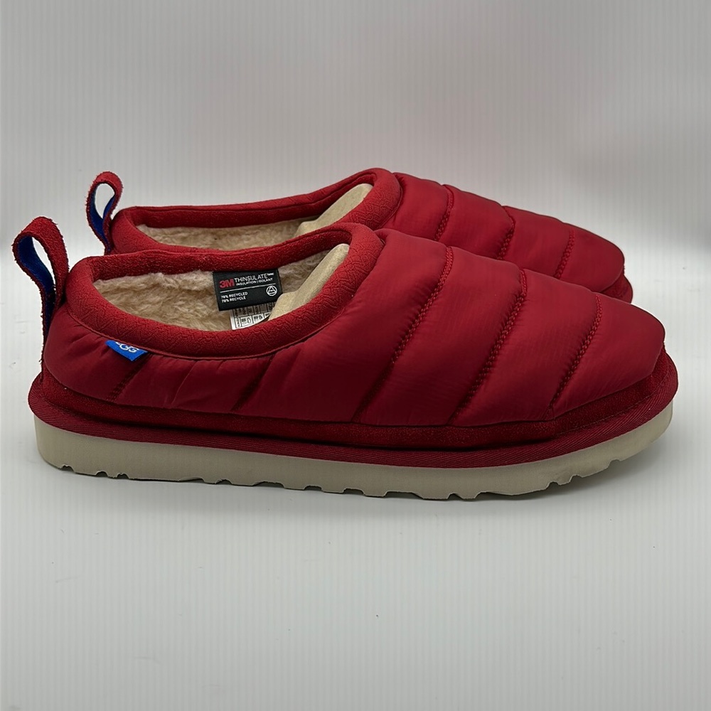 UGG TASMAN LTA RED MEN'S  SHEEPSKIN COMFORT SLIPPERS US SIZE 11